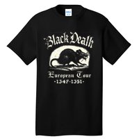 Black Death European Plague Rat Medieval History Tall T-Shirt