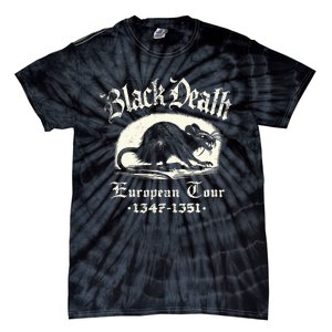 Black Death European Plague Rat Medieval History Tie-Dye T-Shirt