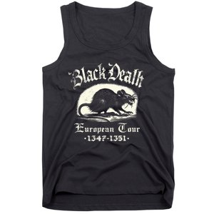 Black Death European Plague Rat Medieval History Tank Top