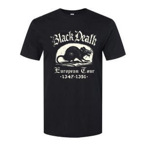 Black Death European Plague Rat Medieval History Softstyle CVC T-Shirt