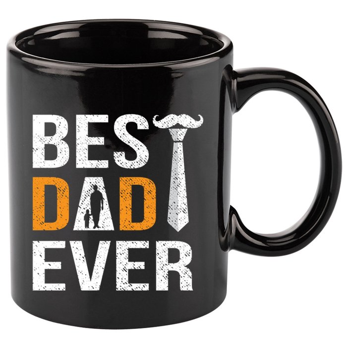 Best Dad Ever Gift 11oz C Handle Ceramic Mug