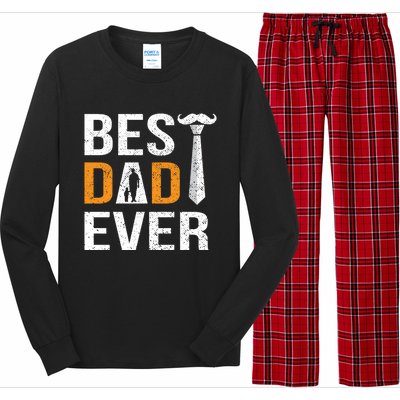 Best Dad Ever Gift Long Sleeve Pajama Set