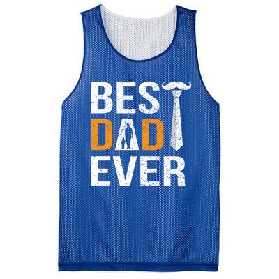 Best Dad Ever Gift Mesh Reversible Basketball Jersey Tank