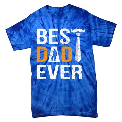 Best Dad Ever Gift Tie-Dye T-Shirt