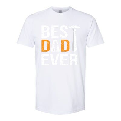 Best Dad Ever Gift Softstyle® CVC T-Shirt