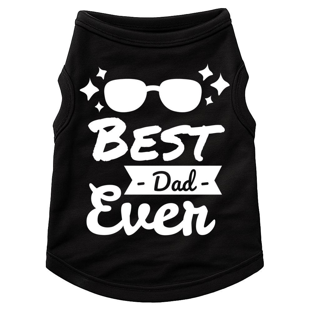 Best Dad Ever Cool Fathers Day Gift Doggie Tank