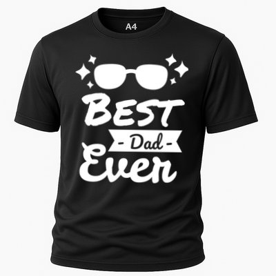 Best Dad Ever Cool Fathers Day Gift Performance Shirt