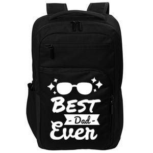 Best Dad Ever Cool Fathers Day Gift Impact Tech Backpack