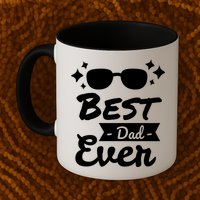 Best Dad Ever Cool Fathers Day Gift Mug