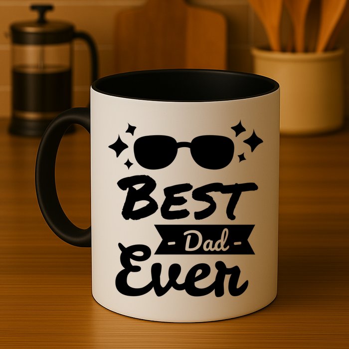 Best Dad Ever Cool Fathers Day Gift Mug