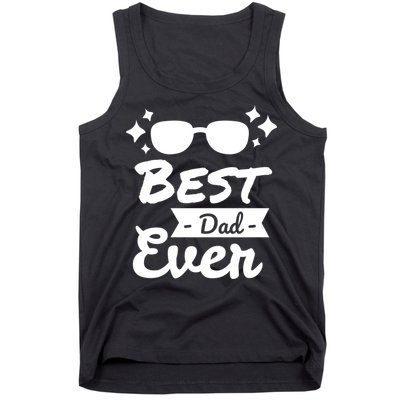 Best Dad Ever Cool Fathers Day Gift Tank Top