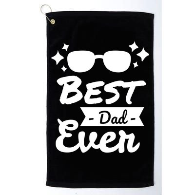 Best Dad Ever Cool Fathers Day Gift Golf Towel