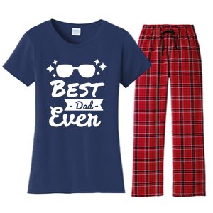 Best Dad Ever Cool Fathers Day Gift Women's Flannel Pajama Set