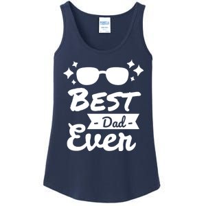 Best Dad Ever Cool Fathers Day Gift Ladies Essential Tank