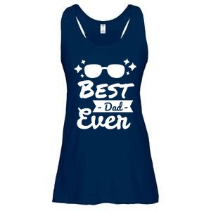 Best Dad Ever Cool Fathers Day Gift Ladies Essential Flowy Tank