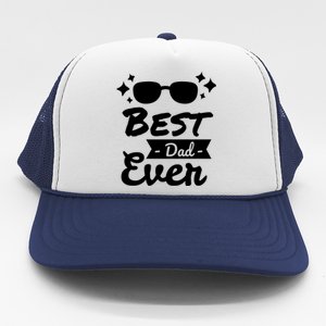 Best Dad Ever Cool Fathers Day Gift Trucker Hat