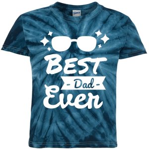 Best Dad Ever Cool Fathers Day Gift Kids Tie-Dye T-Shirt