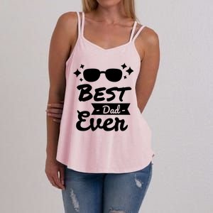 Best Dad Ever Cool Fathers Day Gift Women's Strappy Tank