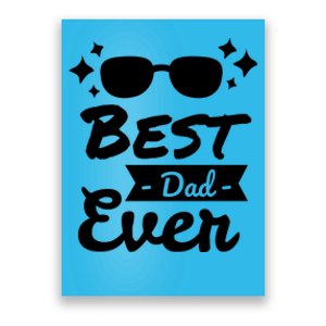 Best Dad Ever Cool Fathers Day Gift Poster