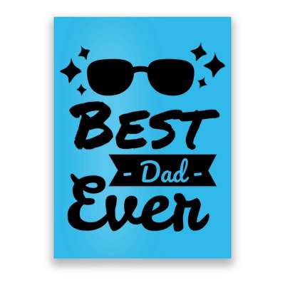 Best Dad Ever Cool Fathers Day Gift Poster