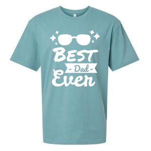 Best Dad Ever Cool Fathers Day Gift Sueded Cloud Jersey T-Shirt