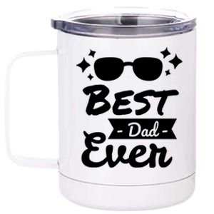 Best Dad Ever Cool Fathers Day Gift 12 oz Stainless Steel Tumbler Cup