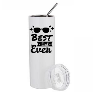 Best Dad Ever Cool Fathers Day Gift Stainless Steel Tumbler