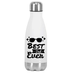 Best Dad Ever Cool Fathers Day Gift Stainless Steel Insulated Water Bottle