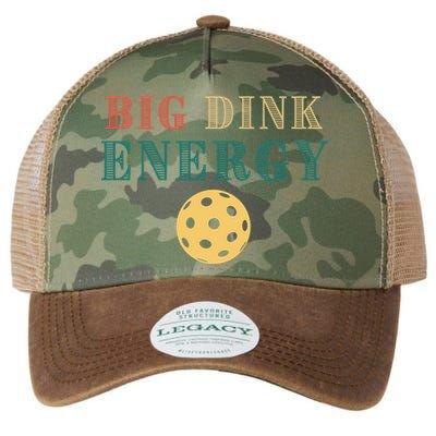 Big Dink Energy Pickleball Funny Pickle Ball Lover Retro Legacy Tie Dye Trucker Hat