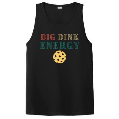 Big Dink Energy Pickleball Funny Pickle Ball Lover Retro PosiCharge Competitor Tank