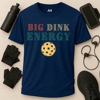 Big Dink Energy Pickleball Funny Pickle Ball Lover Retro Performance Shirt