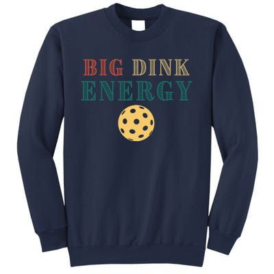 Big Dink Energy Pickleball Funny Pickle Ball Lover Retro Sweatshirt