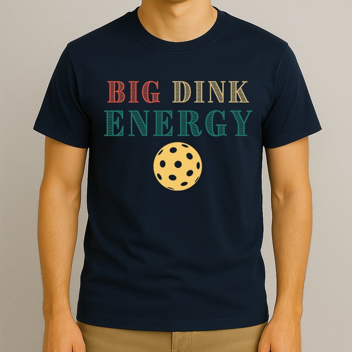 Big Dink Energy Pickleball Funny Pickle Ball Lover Retro T-Shirt