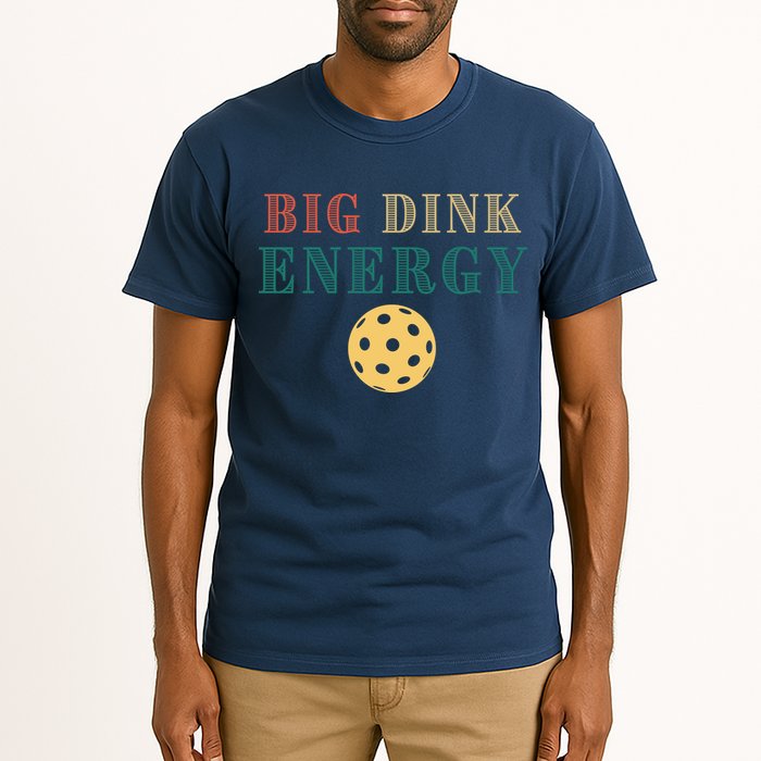 Big Dink Energy Pickleball Funny Pickle Ball Lover Retro Tall T-Shirt
