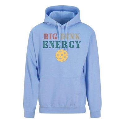 Big Dink Energy Pickleball Funny Pickle Ball Lover Retro Unisex Surf Hoodie