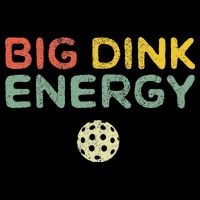 Big Dink Energy Pickleball Funny Pickle Ball Lover Retro Impact Tech Backpack