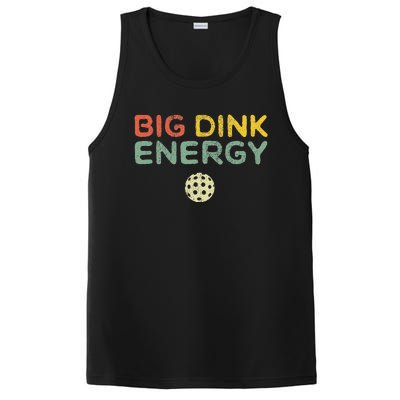 Big Dink Energy Pickleball Funny Pickle Ball Lover Retro PosiCharge Competitor Tank