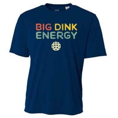 Big Dink Energy Pickleball Funny Pickle Ball Lover Retro Cooling Performance Crew T-Shirt