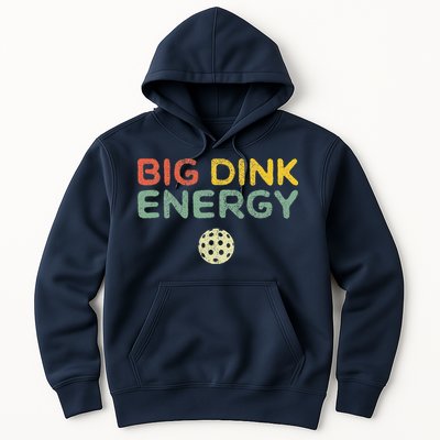 Big Dink Energy Pickleball Funny Pickle Ball Lover Retro Hoodie