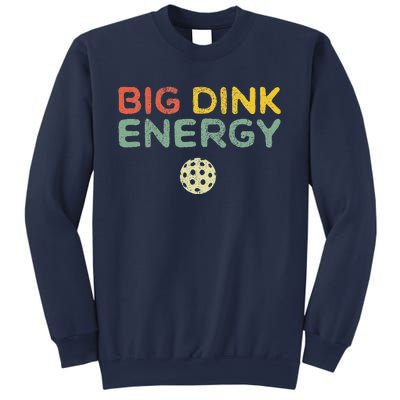 Big Dink Energy Pickleball Funny Pickle Ball Lover Retro Sweatshirt