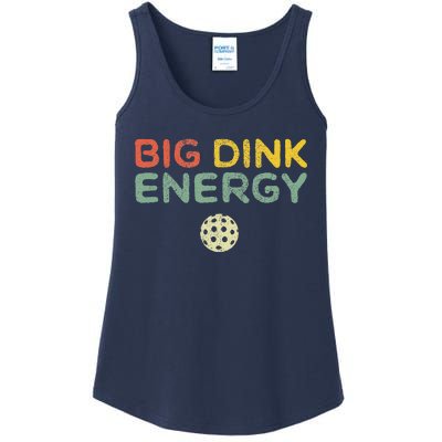 Big Dink Energy Pickleball Funny Pickle Ball Lover Retro Ladies Essential Tank