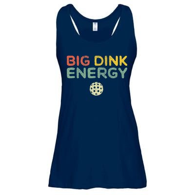 Big Dink Energy Pickleball Funny Pickle Ball Lover Retro Ladies Essential Flowy Tank