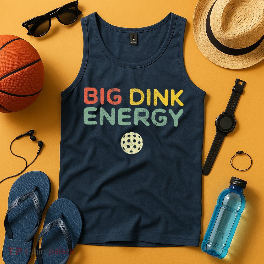 Big Dink Energy Pickleball Funny Pickle Ball Lover Retro Tank Top