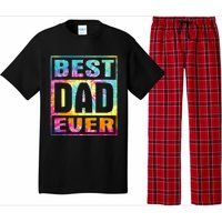 Best Dad Ever Vintage Tie Dye Funny Fathers Day Pajama Set