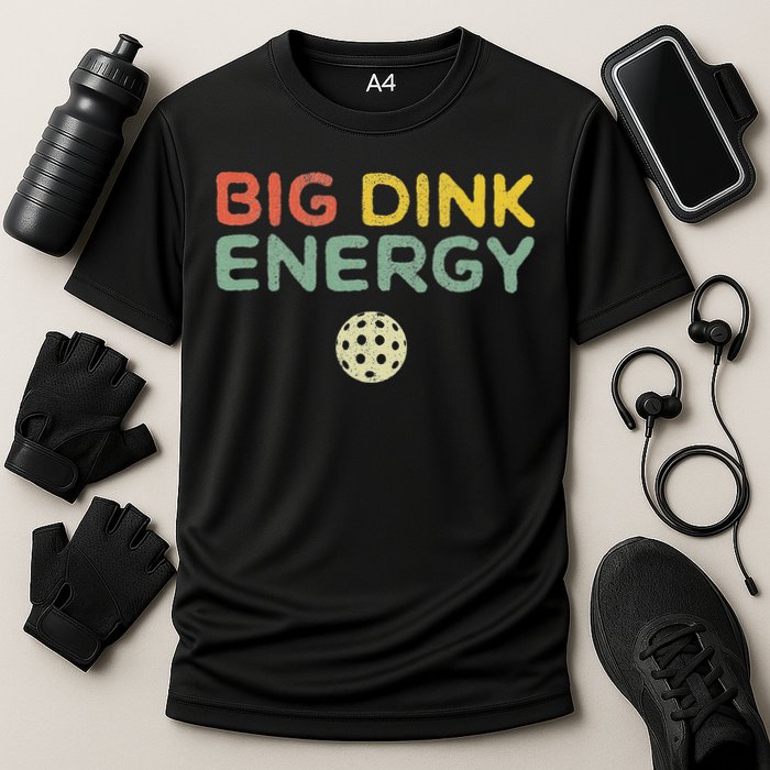 Big Dink Energy Pickleball Funny Pickle Ball Lover Men Retro Performance Shirt