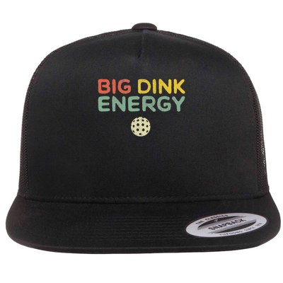 Big Dink Energy Pickleball Funny Pickle Ball Lover Men Retro Flatbill Hat