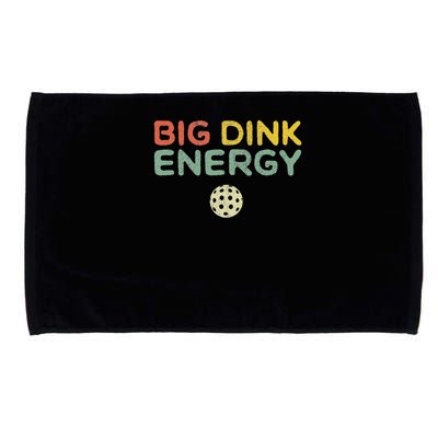 Big Dink Energy Pickleball Funny Pickle Ball Lover Men Retro Microfiber Hand Towel