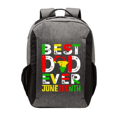 Best Dad Ever Juneteenth June 19 1865 Black History Month Gift Vector Backpack