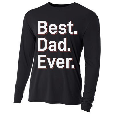 Best Dad Ever Cooling Performance Long Sleeve Crew