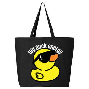 Big Duck Energy Funny Rubber Ducky 25L Jumbo Tote